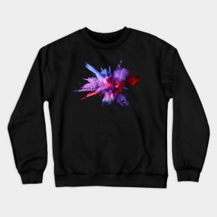 Explosion Graphic Design Crewneck Sweatshirt